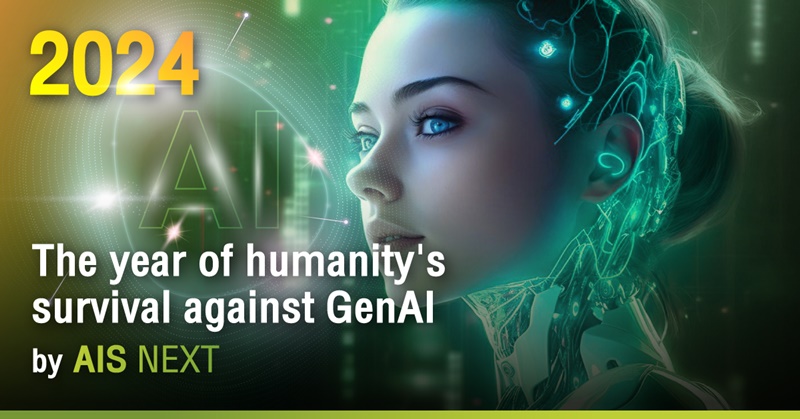 In 2024, the year of humanity's survival against GenAI